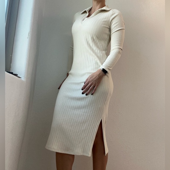 More fitted, midi dress worn once - so cute! - Picture 1 of 5